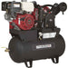 NorthStar air compressor 30 gallon with engine on a white background