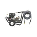 northstar gas Pressure washer 3100 psi with hose on a white background