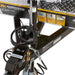 Close-up of a Northern Tool & Equipment chest box on a northstar 400 psi hot water pressure washer with a tool rack and attachments.