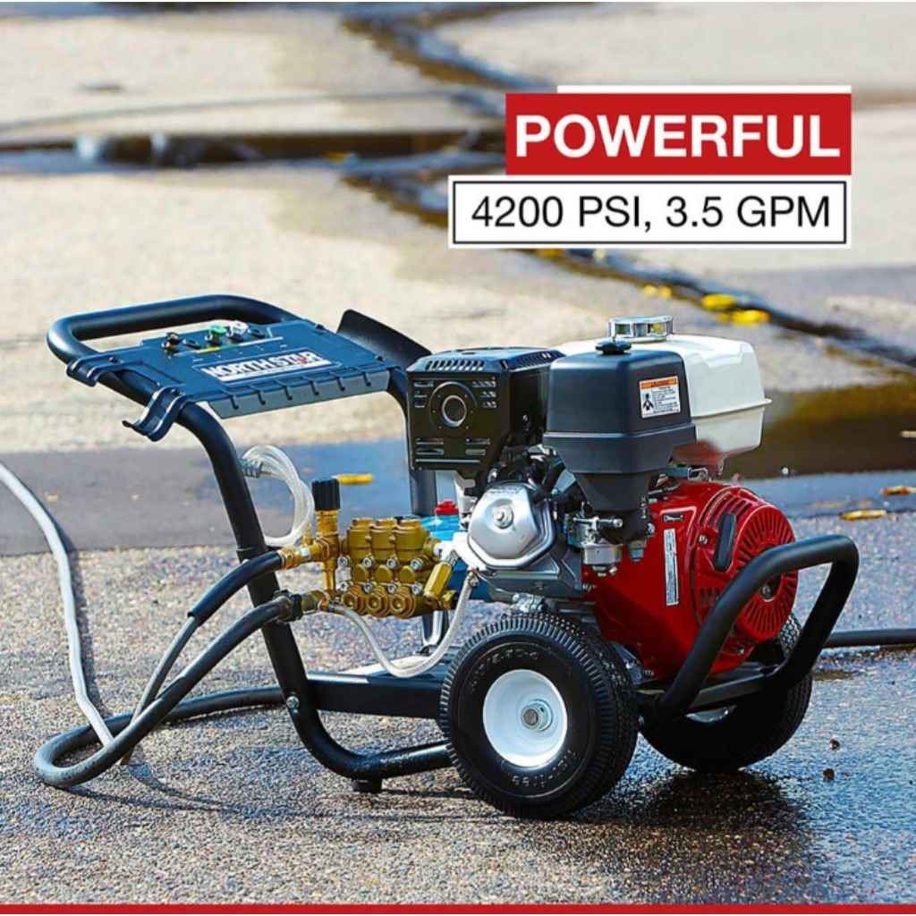 northstar 4200 Pressure washer with specifications on a concrete surface