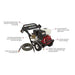 northstar 4200 psi portable Pressure washer with features highlighted on a white background
