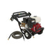 northstar 4200 psi Pressure washer with hose on a white background