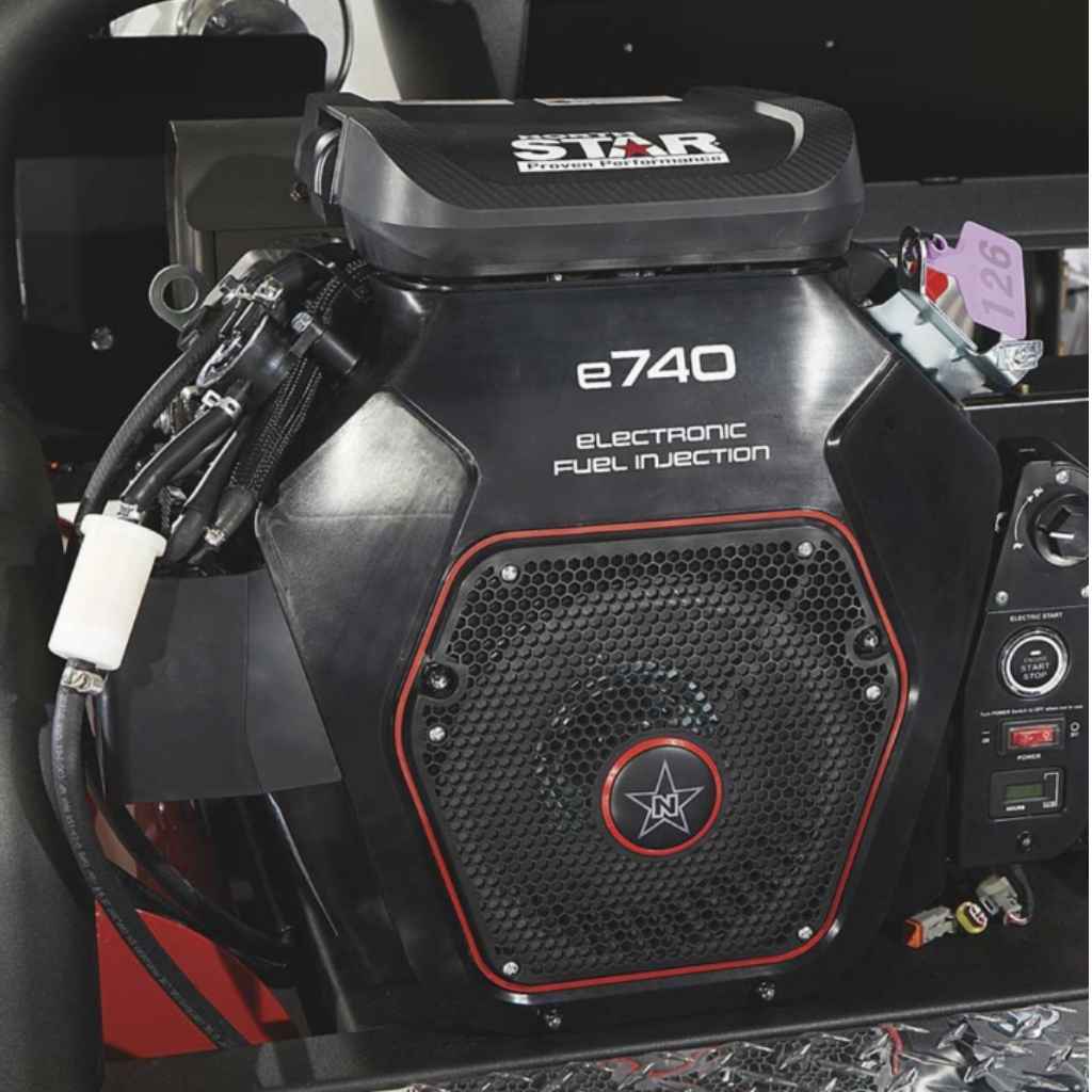 Star Fuel Injection system on a northstar commercial pressure washer 4000 psi , with visible branding and model number.