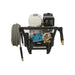 northstar portable pressure washer 4200 psi with hose and nozzles on a white background