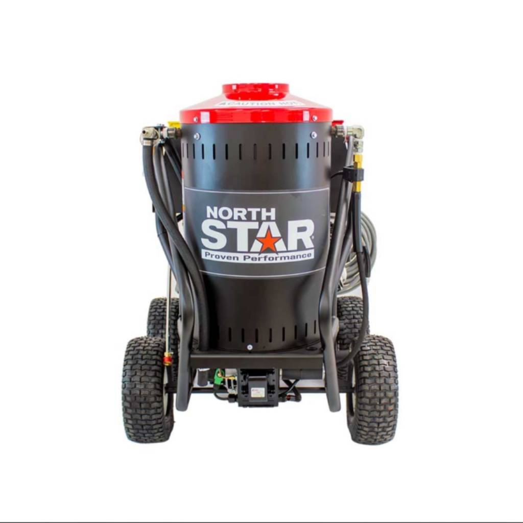 northstar hot water Pressure washer 3000 psi with 'North Star' branding on a white background