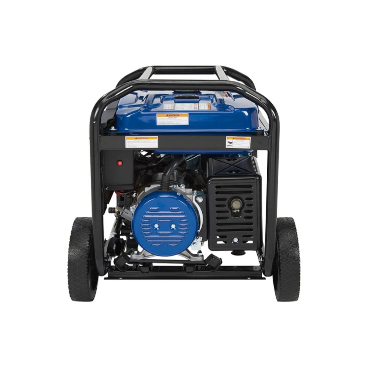 powerhorse generator 12500w with blue engine cover on a white background