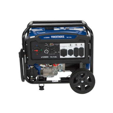 Powerhorse 12500 watt generator on a white background