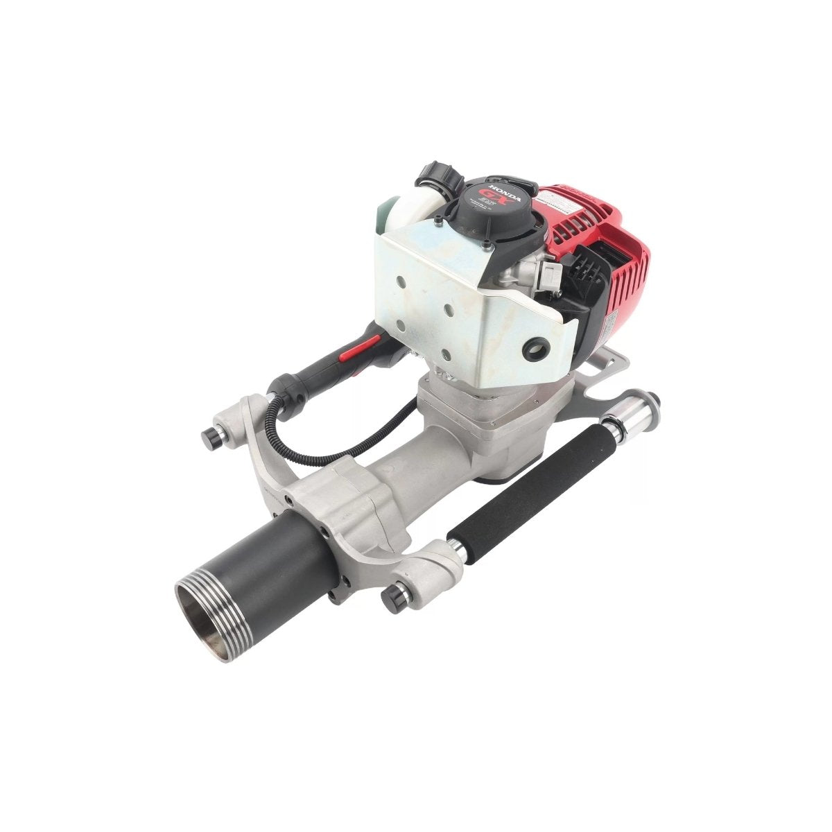 White and red Titan pgd3200x post driver on a white background