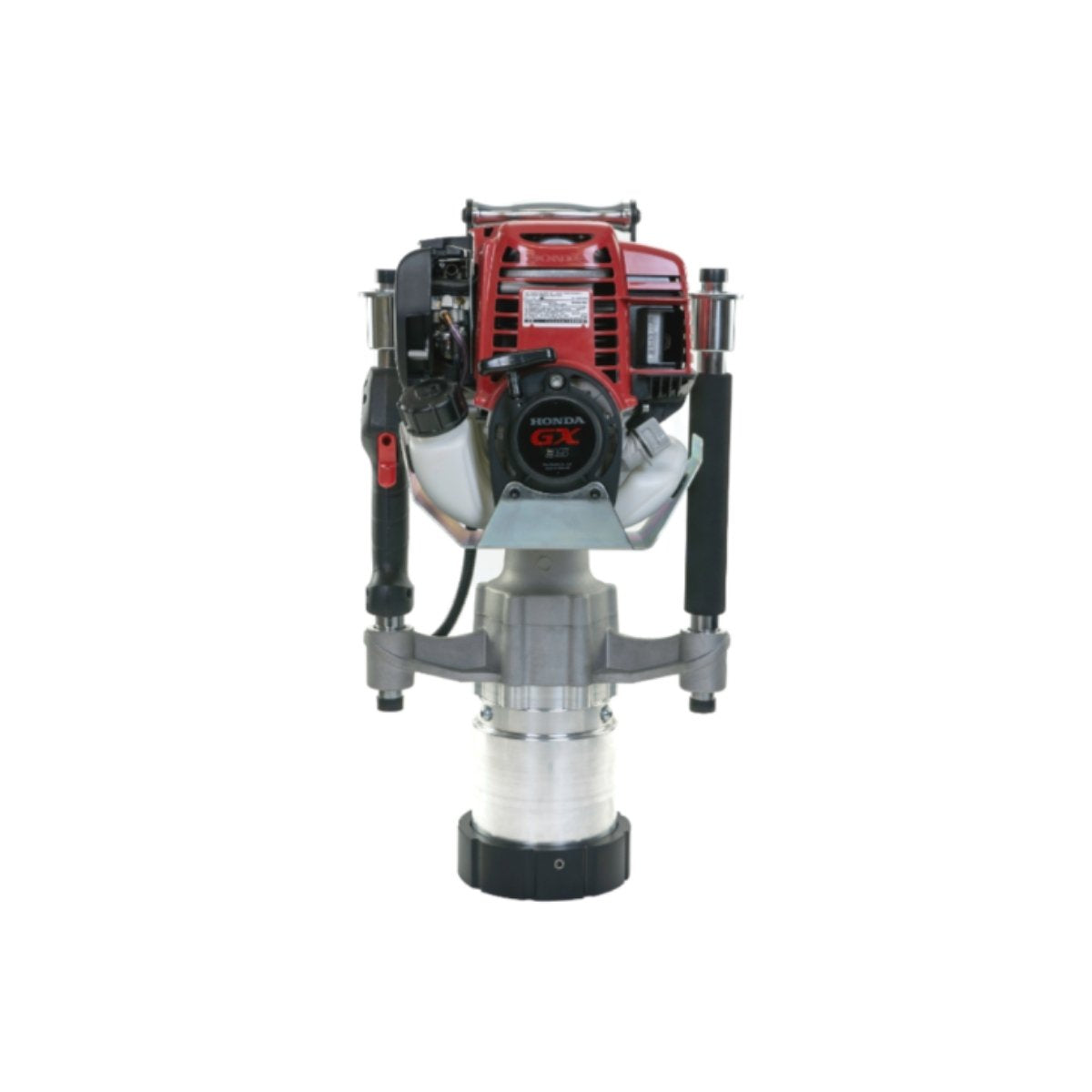 Gray black and red Titan post driver PGD40X-DOT on a white background