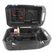 Black tool case with Titan post driver pgd3200x model and bottles on a white background
