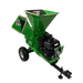 Green YardBeast 2090 3.5 in. wood chipper shredder on a transparent background front engine view