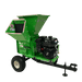 Green YardBeast 2090 3.5in. woodchipper on a transparent background side engine view 