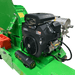 Kohler engine on a green Yardbeast 4521 with a clear background