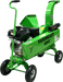 Green Yard Beast 2510 2.5 in woodchipper on a transparent background with Yardbeast 2510 logo on the side