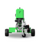 Green Yard Beast Lz 305 25 ton logsplitter with wheels on a white background front view