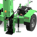 Green YardBeast Lz 705 with visible branding on a transparent background in  vertical position.