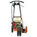 Brave pro 10 inch lawn edger with engine on a white background