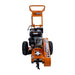 Orange bravepro 14hp stump grinder on a white background