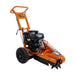 Orange brave 14hp stump grinder on a white background