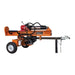 Orange and black bravepro 30 ton splitter on a white background