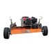 Orange brave rough cut mower with 'Brave Pro' branding on a white background