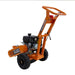 Orange bravepro stump grinder on a white background