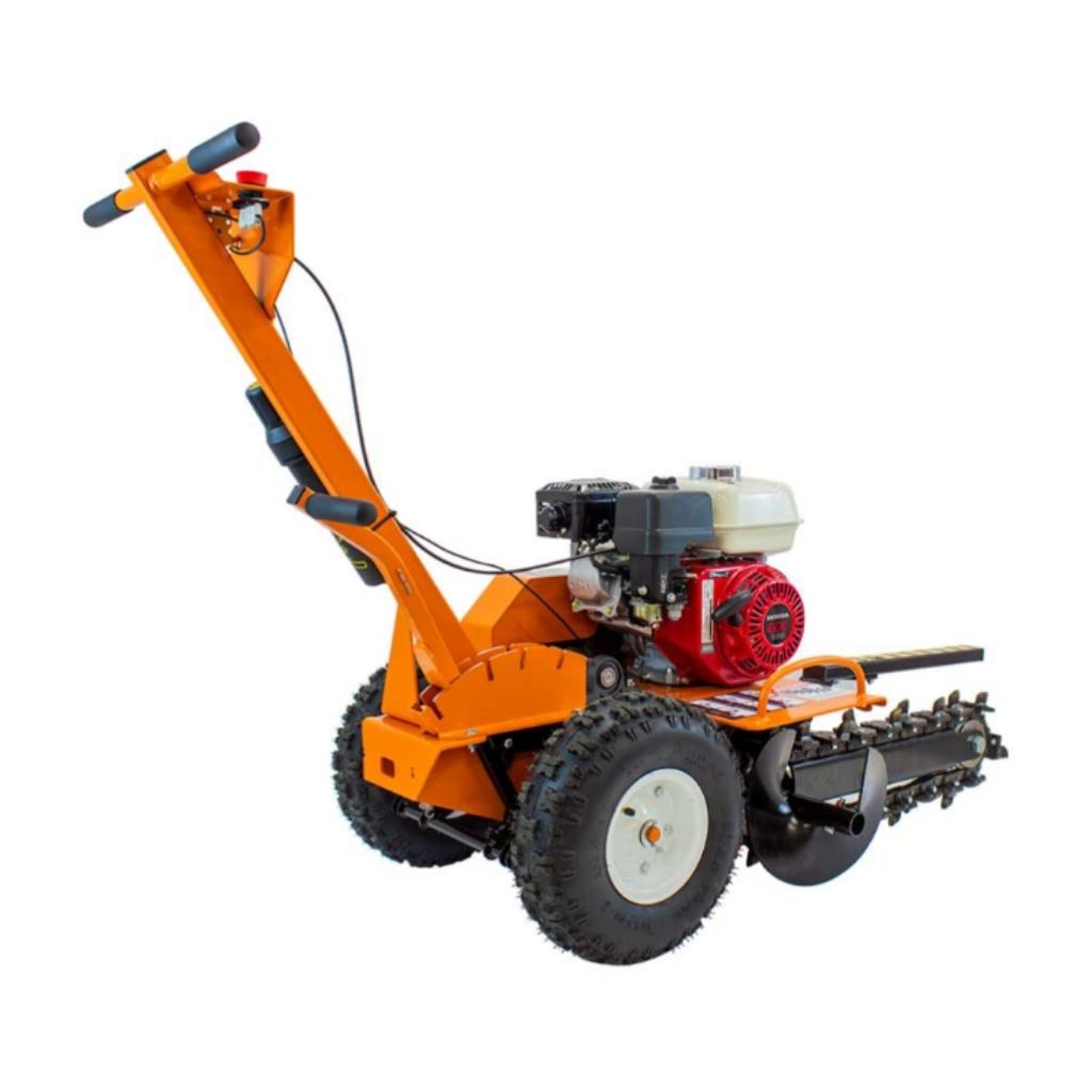 Orange Brave pro 18 in trencher on a white background