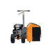 Orange and black bravepro 7 inch trencher on a white background