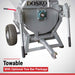 Gray dosko 4 inch brush chipper with 'Dosko' branding on a white background