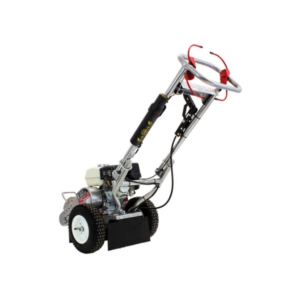 Dosko mini stump grinder 6 hp on a white background