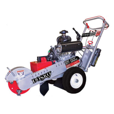 Dosko 20 hp stump grinder on a white background