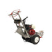 dosko 13-hp walk behind stump grinder with red engine cover on a white background