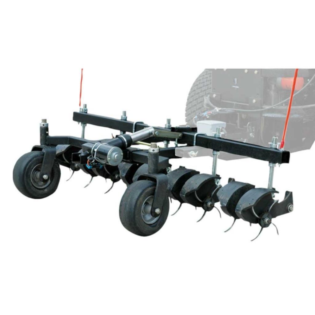 Jrco 755 hooker Aerator attached to a vehicle on a white background