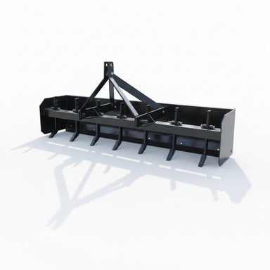 Black loflin box blade on a white background