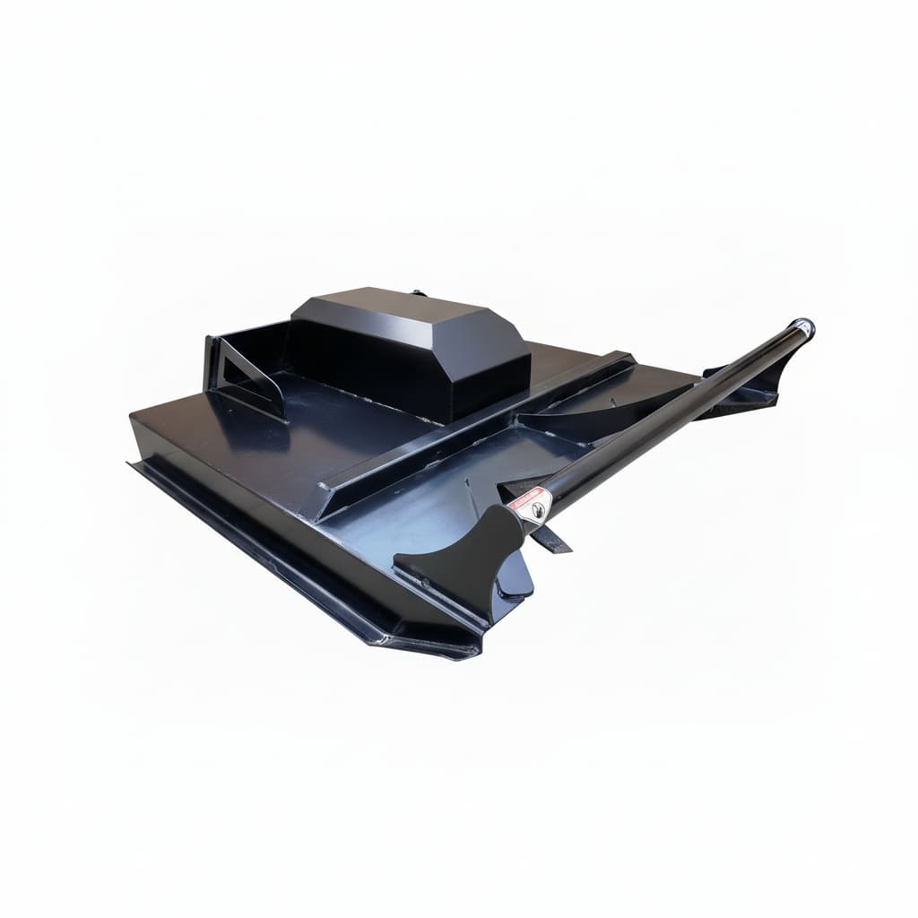 Black loflin fabtech brush cutter on a white background