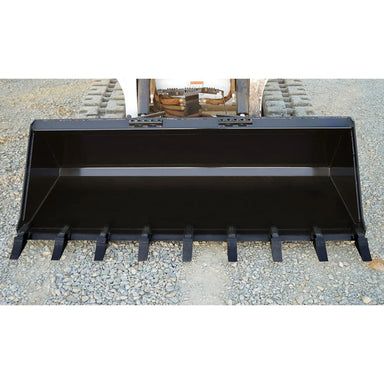 Black loflin fabrication standard-low-profile-bucket on a gravel surface