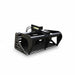 Black loflin skid steer rock grapple on a white background