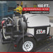 northstar 4 gpm 4000 psi hot water Pressure washer with a nonmarking hose reel and 'North Star' branding.