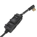 Black electrical adapter with plug to a northstar 3000 psi pressure washer  on a white background