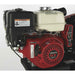 A northstar 30 gallon air compressor with a Honda GX390 engine on a white background