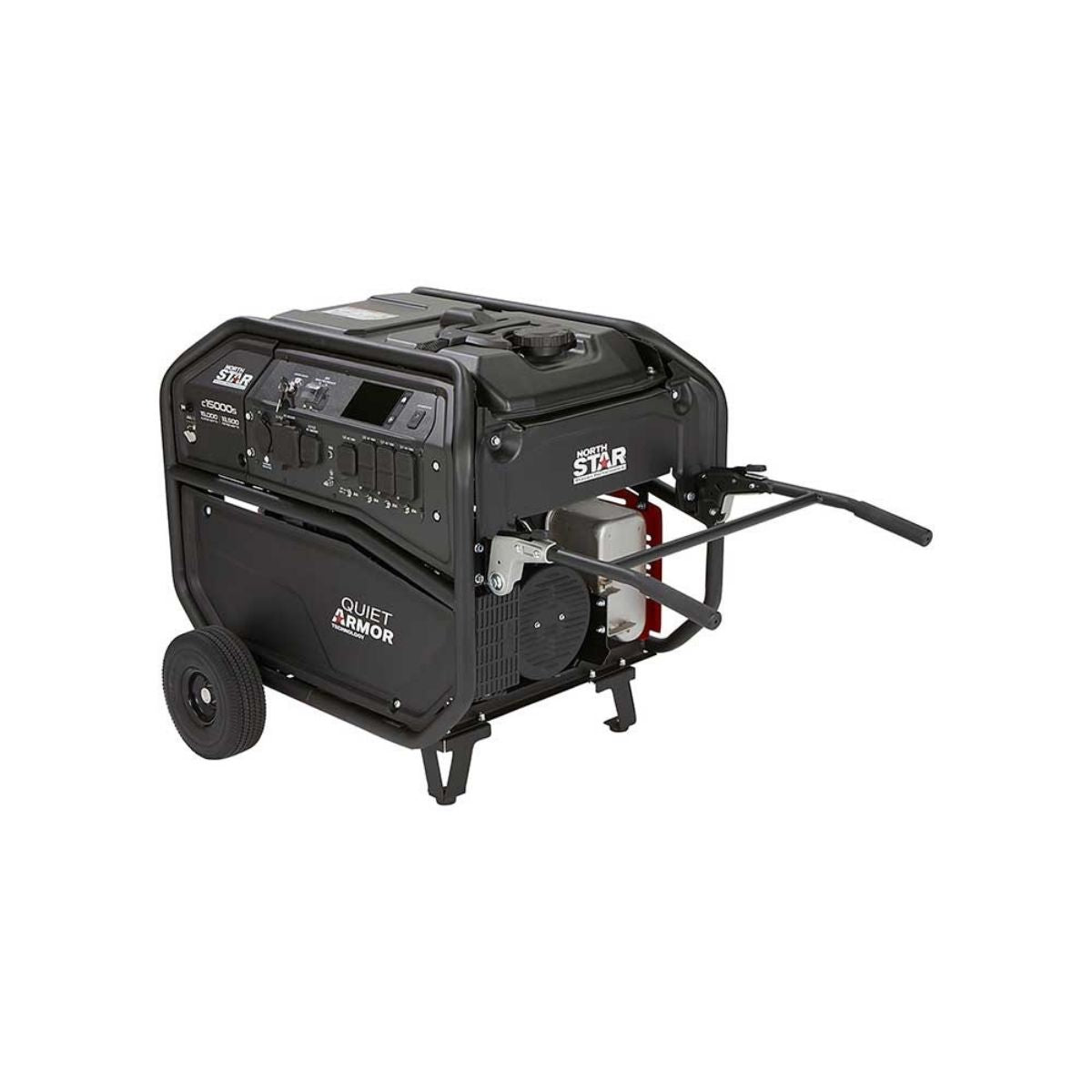 Portable northstar honda 15000 generator on a white background