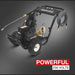 Northstar 3000 psi pressure washer on a gray background with 'Powerful 230 Volts' text.