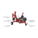 Red nortrac 15 hp towable trencher with features highlighted on a white background