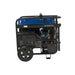 powerhorse 15000 portable generator with blue top and black body on a white background