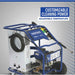powerhorse 3600 psi hot water Pressure washer with customizable cleaning power and adjustable temperature on a gray background