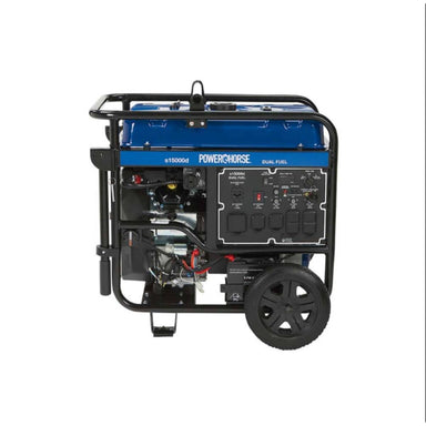 powerhorse 15000 watt generator with 'Powerhorse' branding on a white background