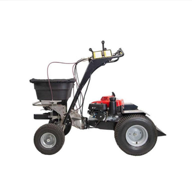 Spyker ride on spreader on a white background