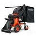 Orange and black superhandy wood chipper 3 in 1 with SuperHandy branding on a white background