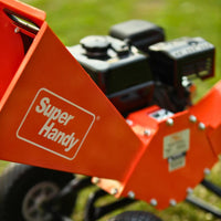 SuperHandy Wood Chipper Compact - 7HP 212CC, 3" Max Branch Capacity