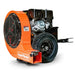 Orange superhandy 15 hp leaf blower tow behind with visible 'SuperHandy' branding on a white background